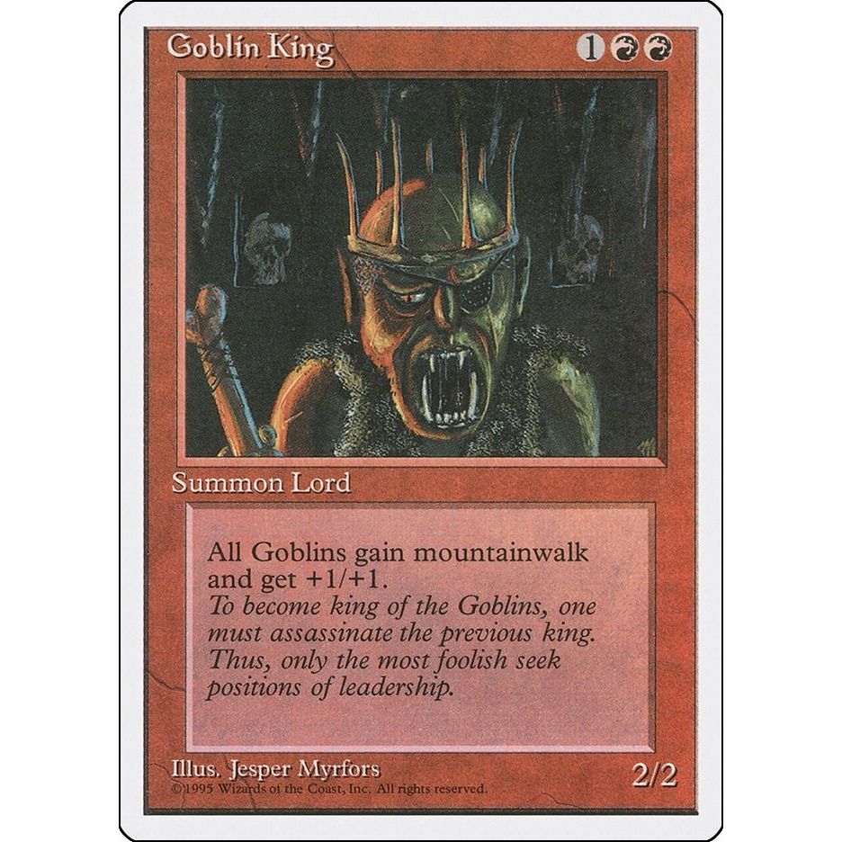 Image for Goblin King (4ED) - Magic: The Gathering