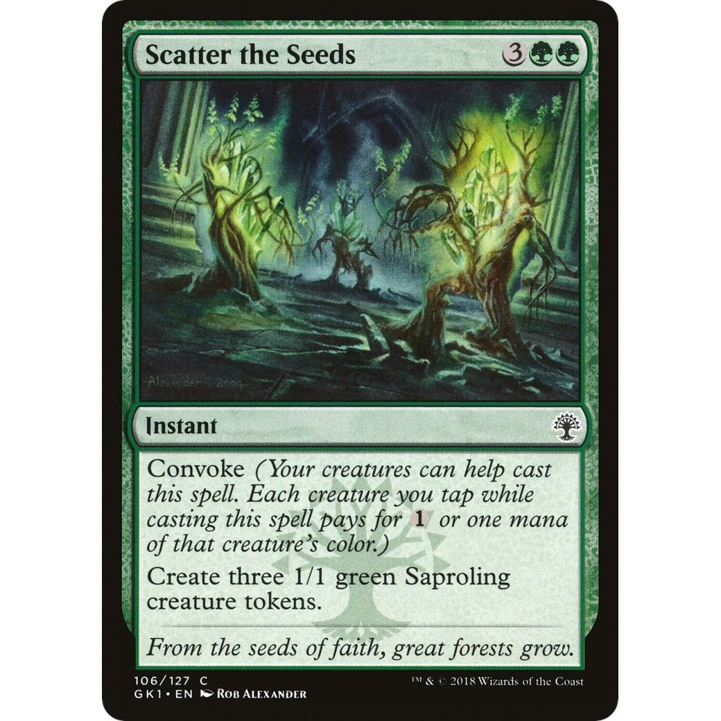 Image for Scatter the Seeds (106) (GR1) - Magic: The Gathering