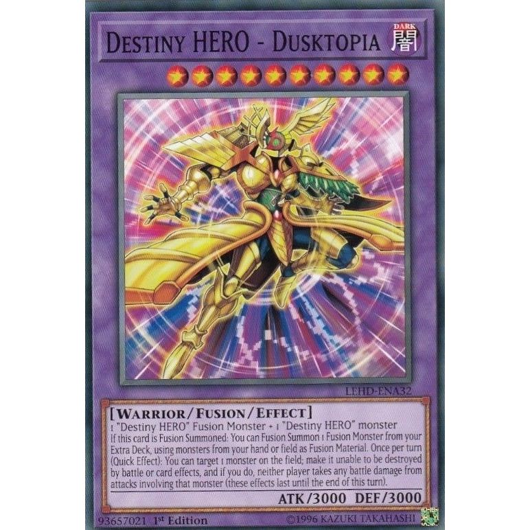 Image for Destiny HERO - Dusktopia (LEHD-ENA32) (LDK4) - YuGiOh