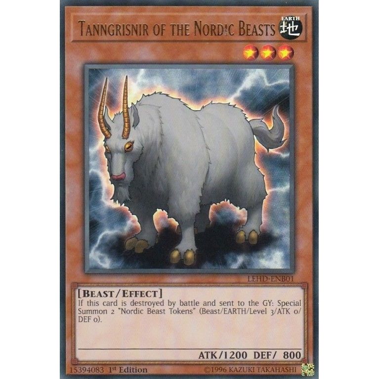 Image for Tanngrisnir of the Nordic Beasts (UR) (LEHD-ENB01) (LDK4) - YuGiOh