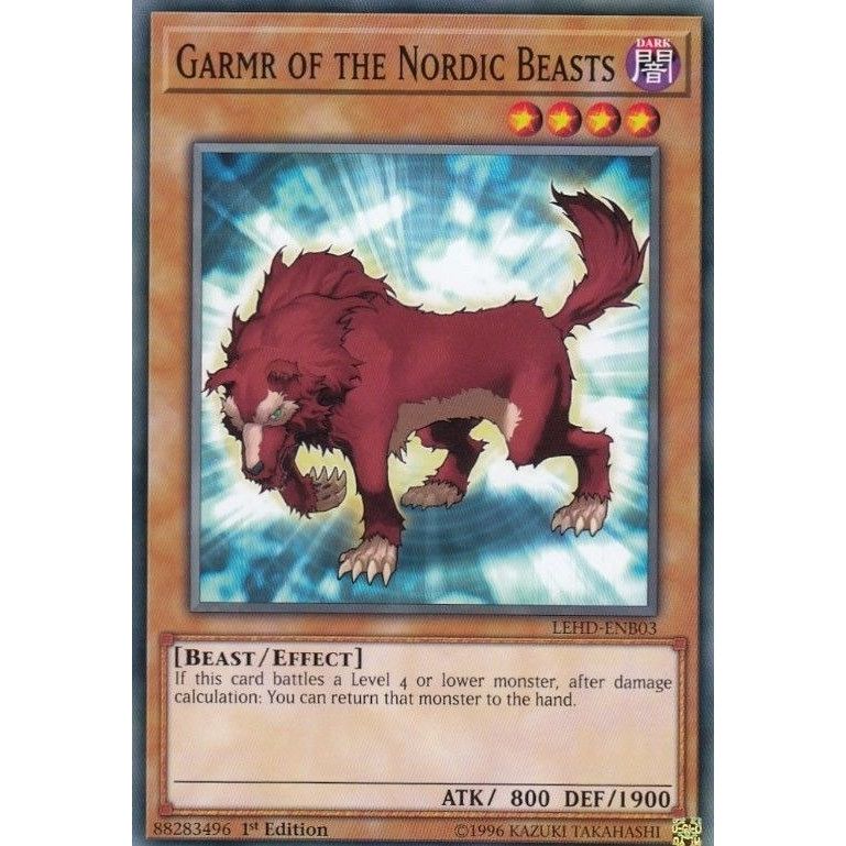 Image for Garmr of the Nordic Beasts (LEHD-ENB03) (LDK4) - YuGiOh