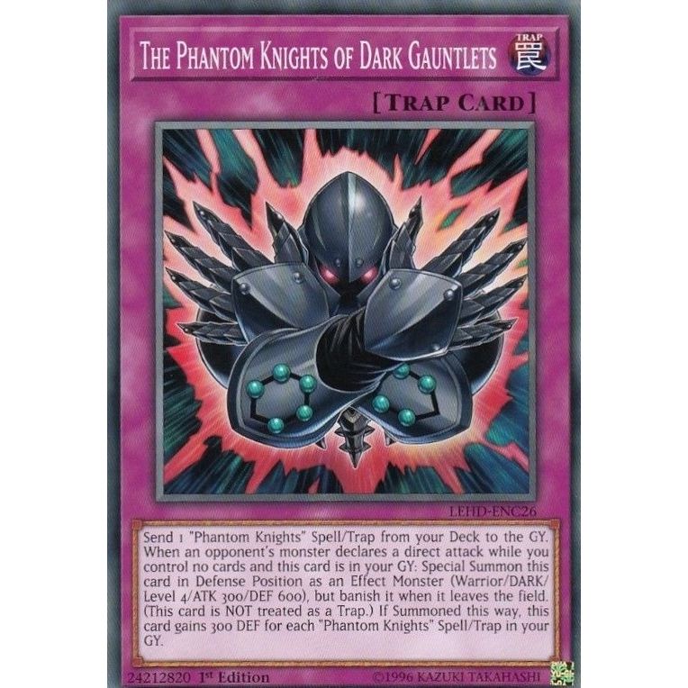 Image for The Phantom Knights of Dark Gauntlets (LEHD-ENC26) (LDK4) - YuGiOh