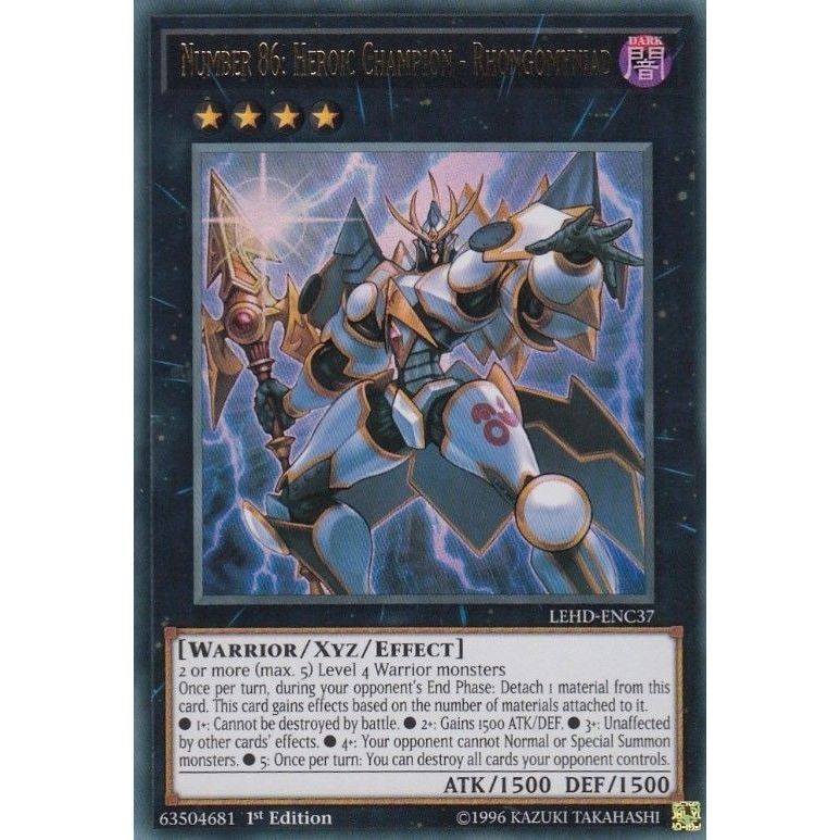 Image for Number 86: Heroic Champion - Rhongomyniad (LEHD-ENC37) (LDK4) - YuGiOh
