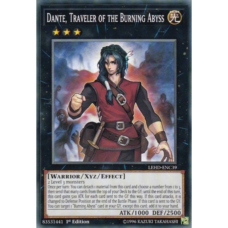 Image for Dante, Traveler of the Burning Abyss (LEHD-ENC39) (LDK4) - YuGiOh