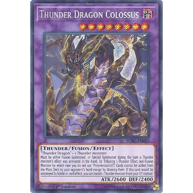 Image for Thunder Dragon Colossus (SOFU-EN037) (SOFU) - YuGiOh