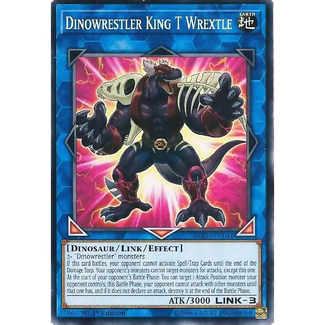 Image for Dinowrestler King T Wrextle (SOFU-EN041) (SOFU) - YuGiOh