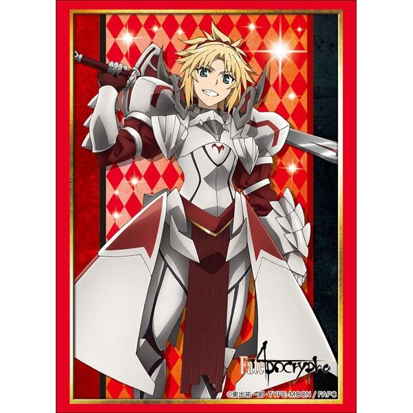 Image for Bushiroad Sleeve Collection HG Vol.1555: Fate/Apocrypha - Saber of Red (60-Pack) - Card Sleeves