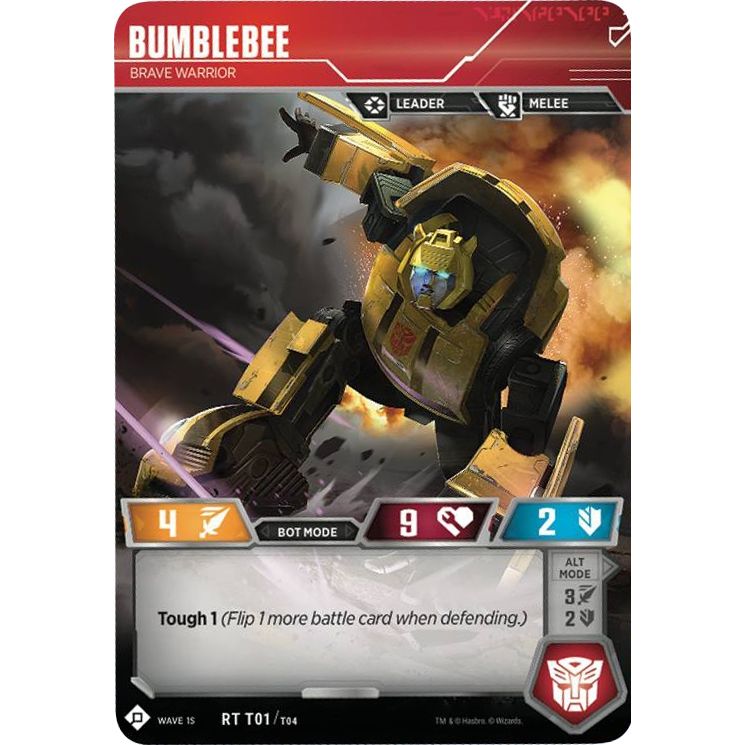 Image for Bumblebee - Brave Warrior (Autobots Starter Set) (1) (TRW1) - Transformers TCG