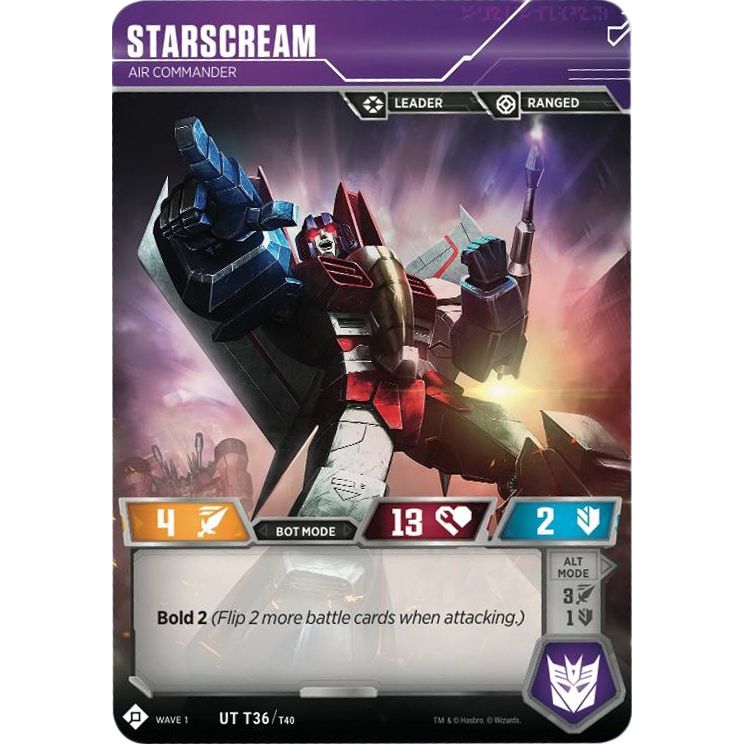 Image for Starscream - Air Commander (36) (TRW1) - Transformers TCG