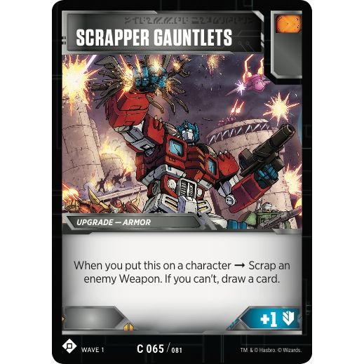 Image for Scrapper Gauntlets (65) (TRW1) - Transformers TCG
