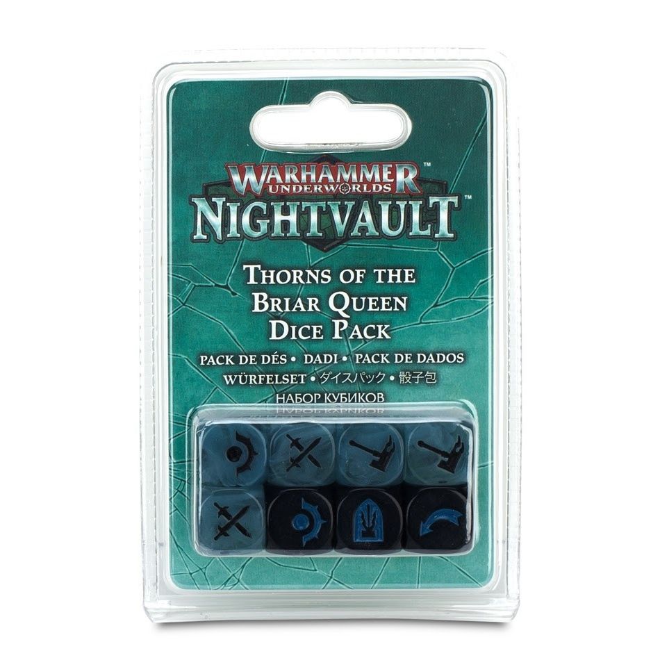 Image for Warhammer: Underworlds - Nightvault: Thorns of the Briar Queen Dice Pack (8-Pack) - Warhammer Game Accessories