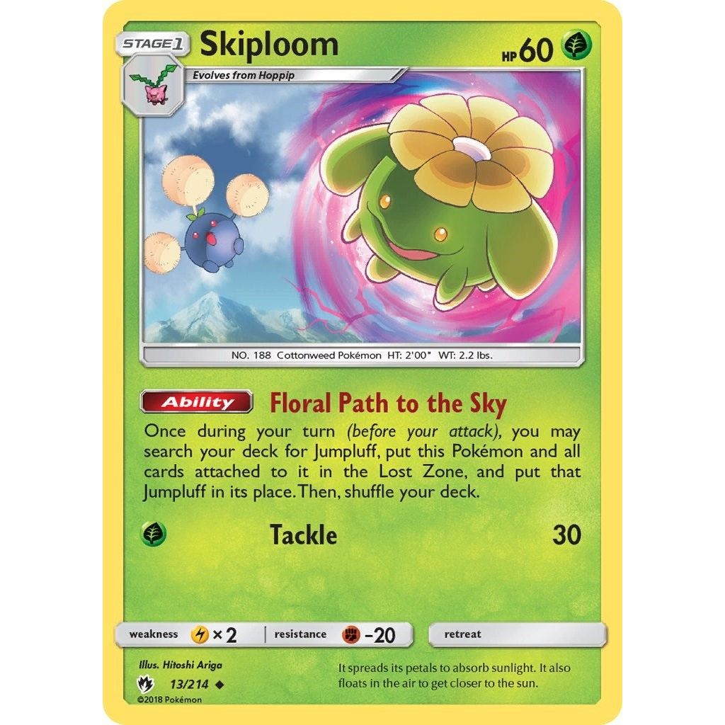 Image for Skiploom (13/214) (SM8) - Pokemon