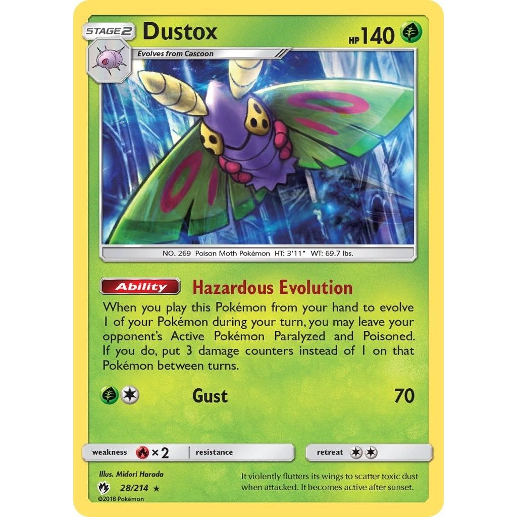 Image for Dustox (28/214) (SM8) - Pokemon