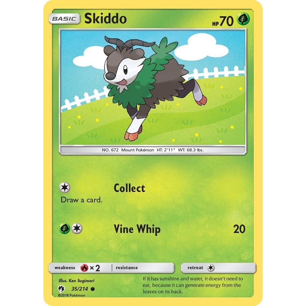 Image for Skiddo (35/214) (SM8) - Pokemon