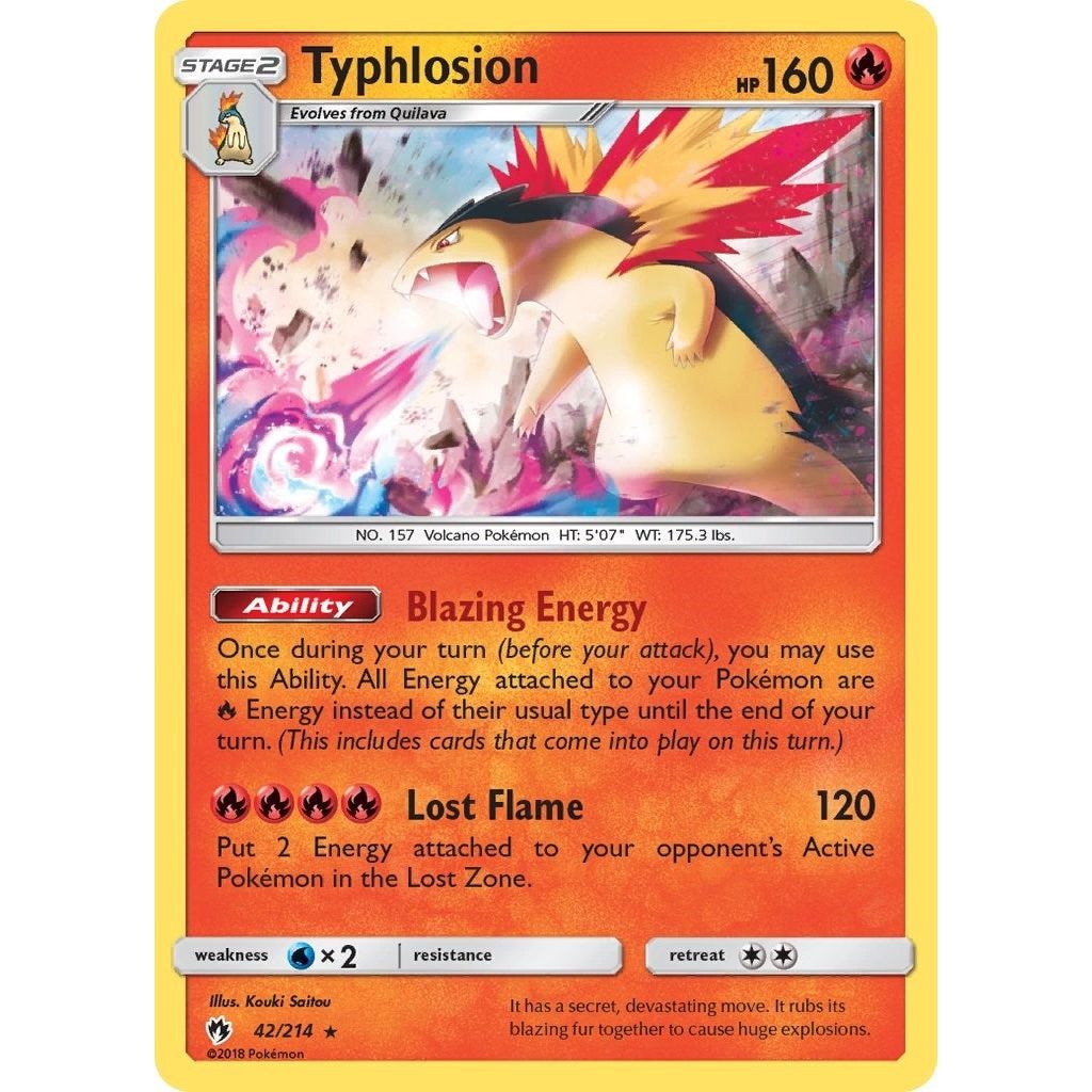 Image for Typhlosion (42/214) (SM8) - Pokemon