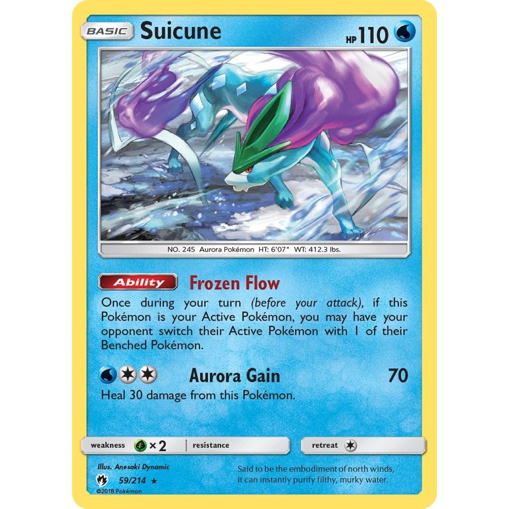 Image for Suicune (59/214) (SM8) - Pokemon