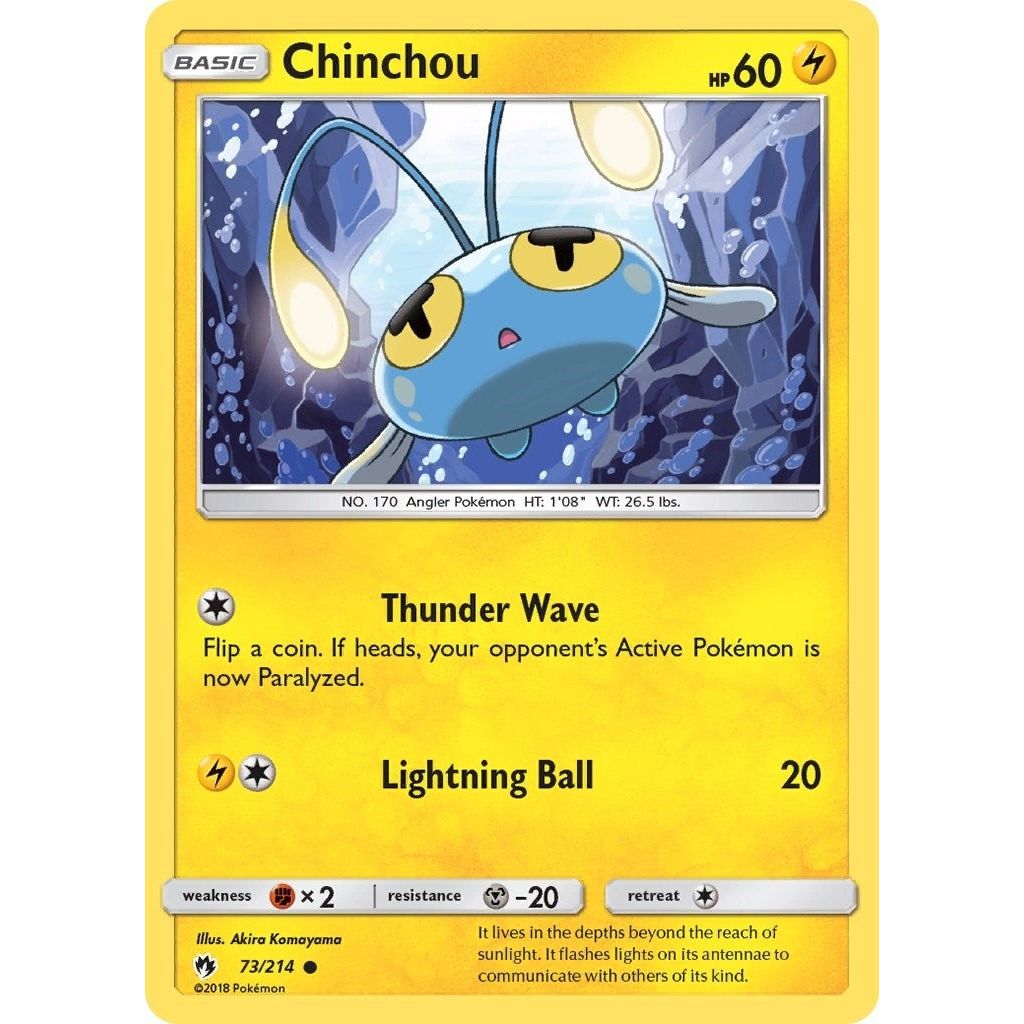 Image for Chinchou (73/214) (SM8) - Pokemon