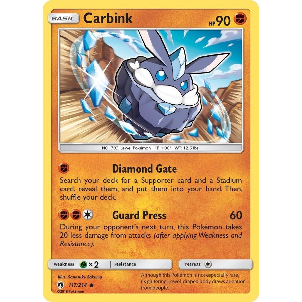 Image for Carbink (117) (117/214) (SM8) - Pokemon