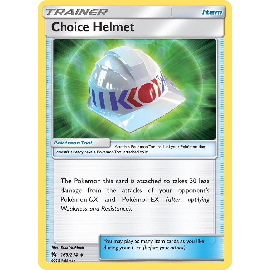Image for Choice Helmet (169/214) (SM8) - Pokemon