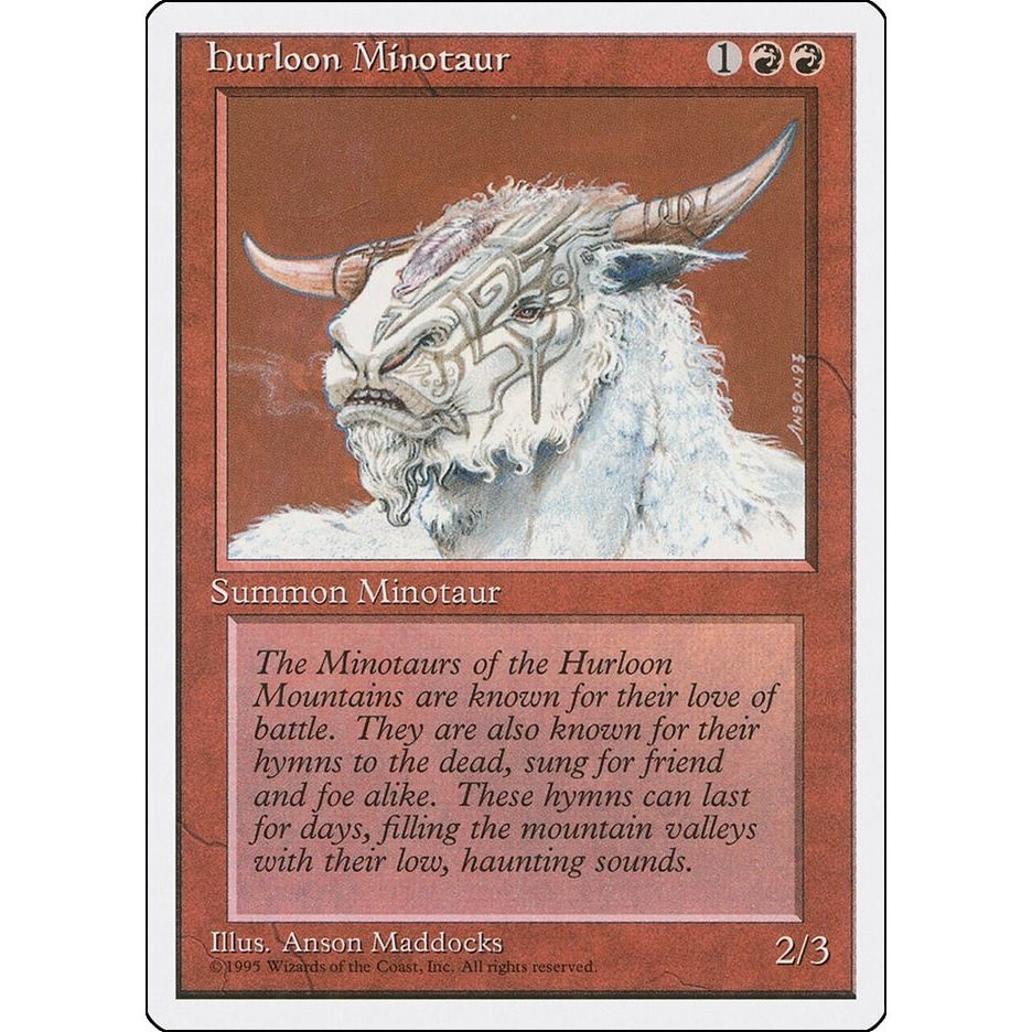 Image for Hurloon Minotaur (4ED) - Magic: The Gathering