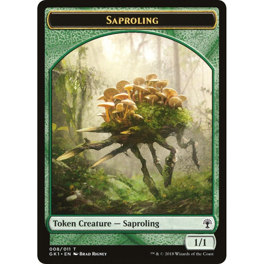 Image for Saproling // Wurm Double-Sided Token (8 // 9) (GR1) - Magic: The Gathering