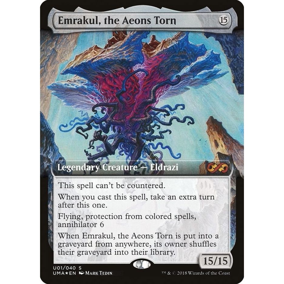 Image for Emrakul, the Aeons Torn (U01) (UMA:BT) - Magic: The Gathering