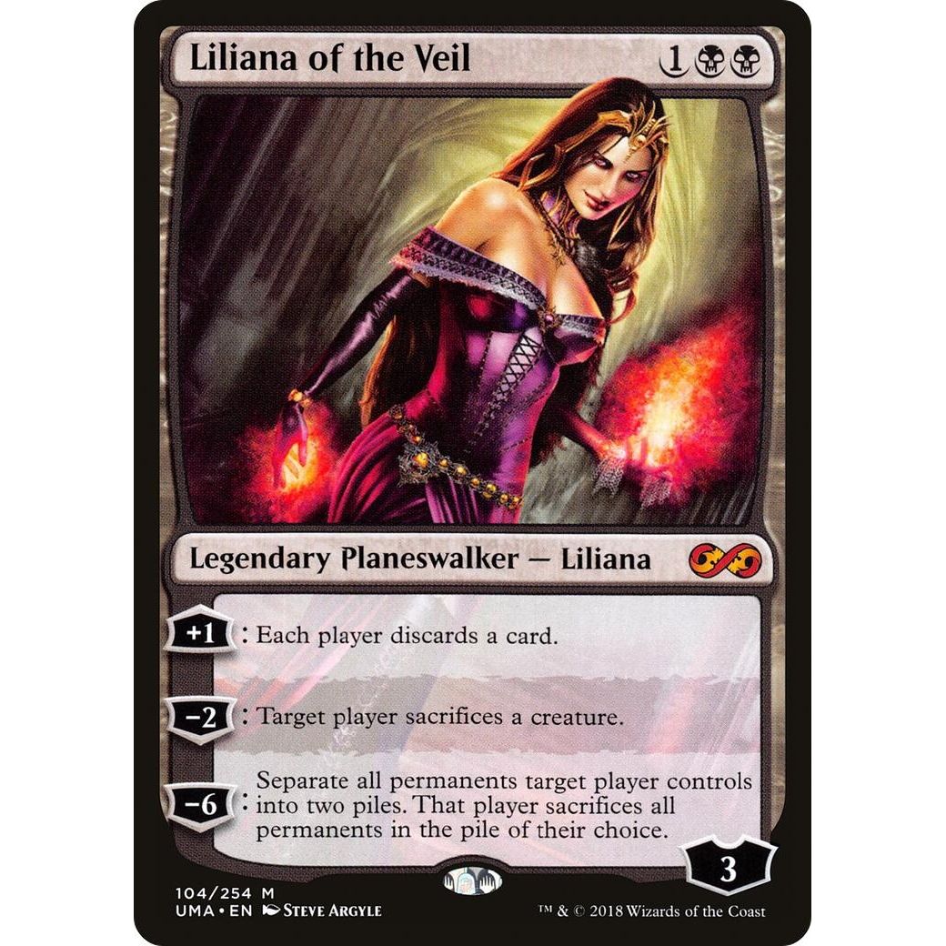 Image for Liliana of the Veil (104) (UMA) - Magic: The Gathering