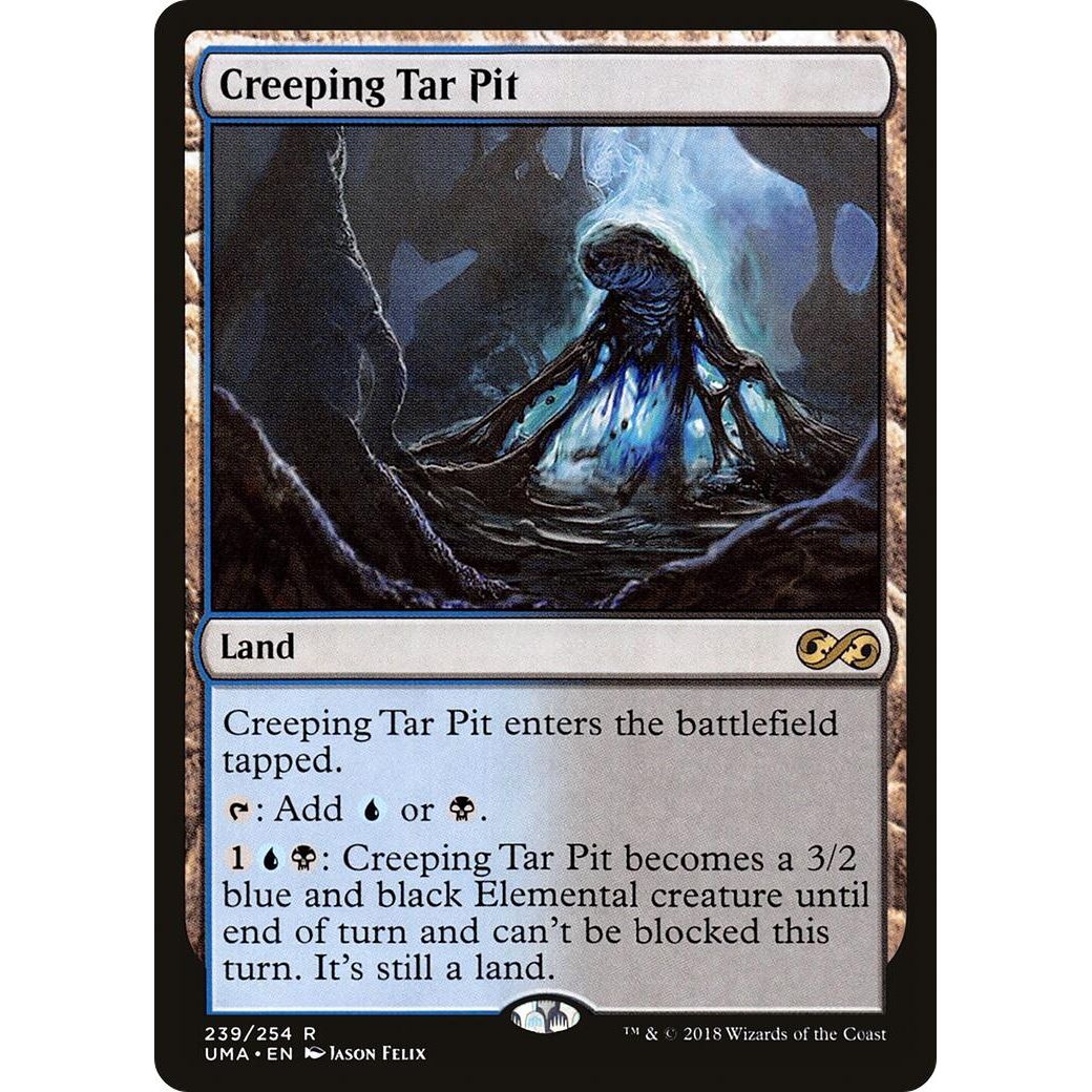 Image for Creeping Tar Pit (239) (UMA) - Magic: The Gathering