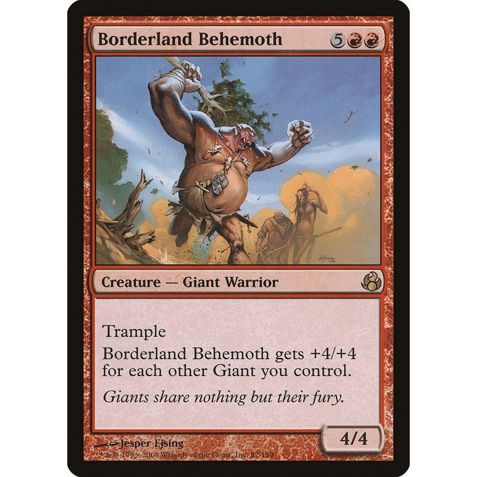 Image for Borderland Behemoth (87) (MOR) - Magic: The Gathering