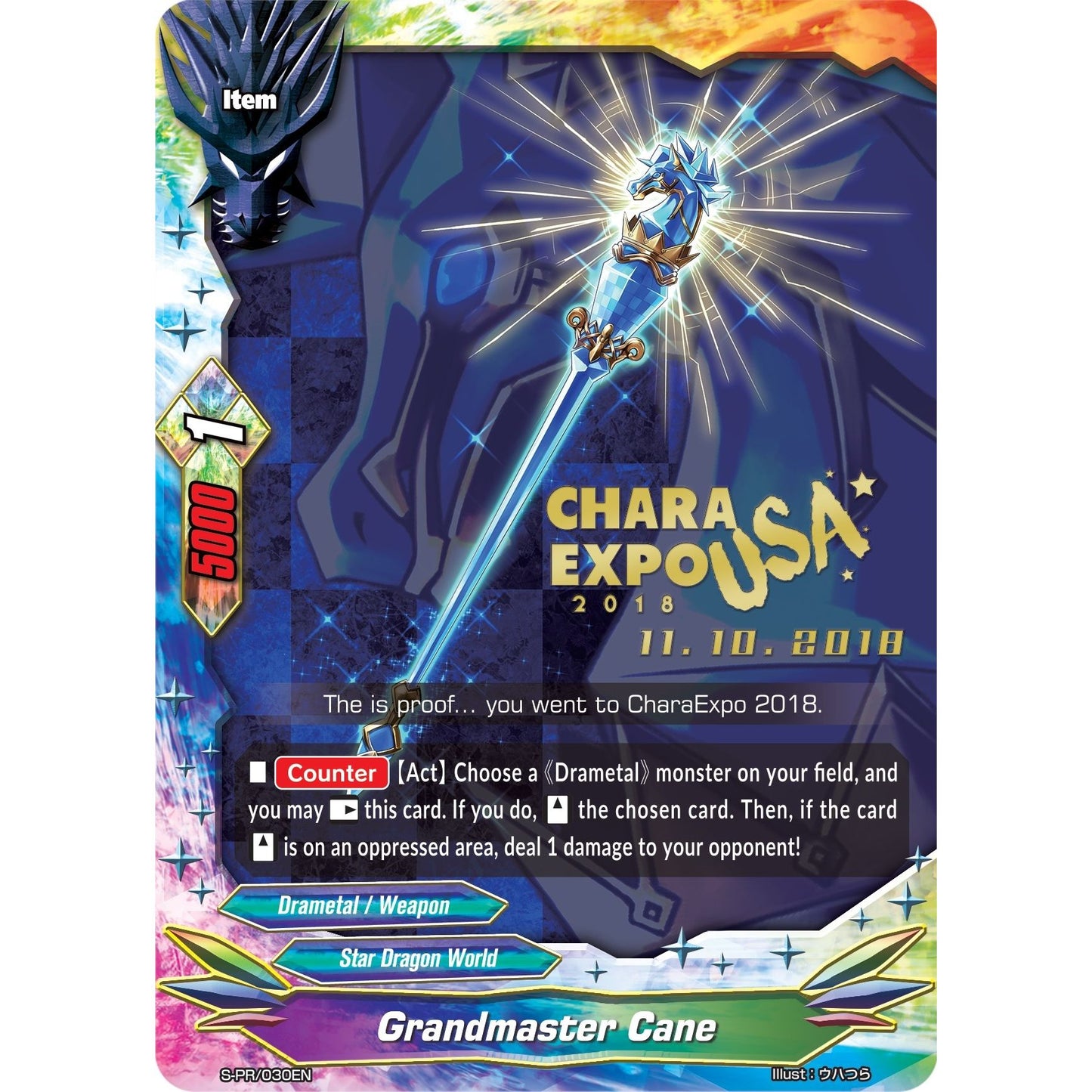 Image for Grandmaster Cane (S-PR/030EN) (S-PR) - Future Card BuddyFight