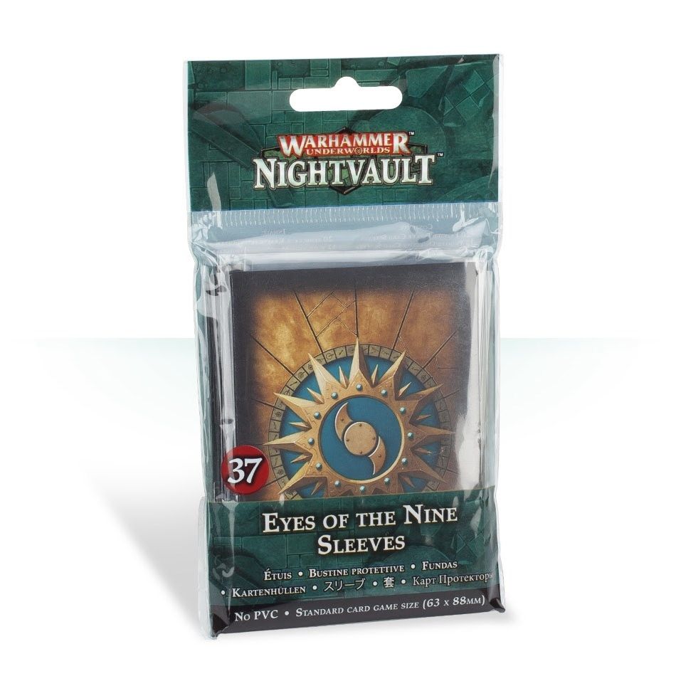 Image for Warhammer: Underworlds - Nightvault: Eyes of the Nine Sleeves (37-Pack) - Warhammer Game Accessories