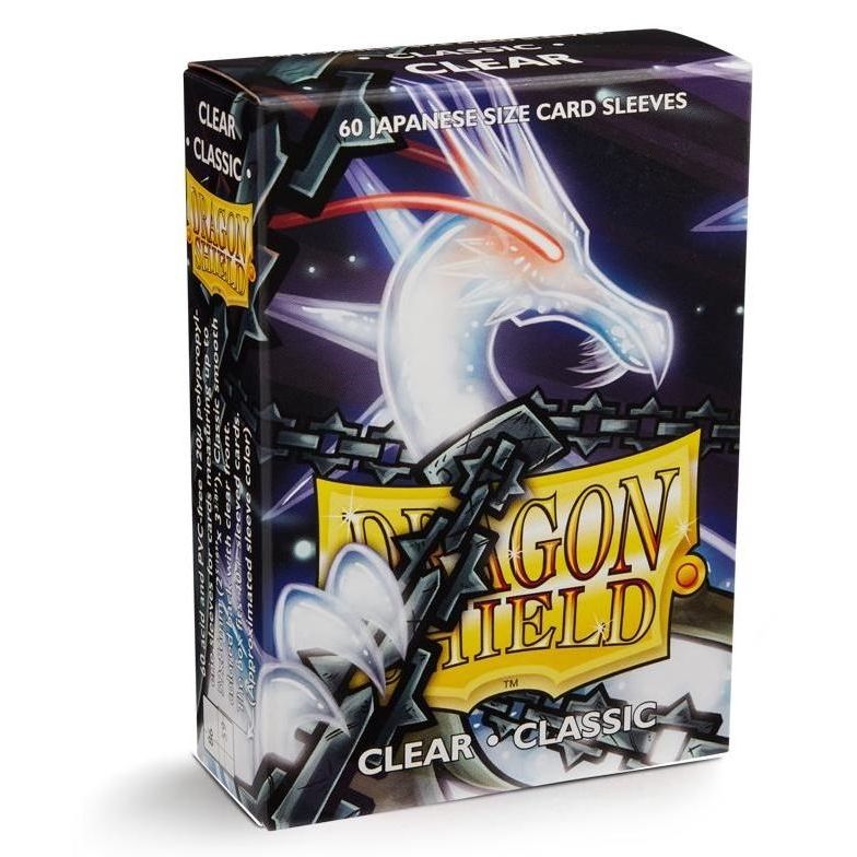 Image for Dragon Shield Classic Japanese Sleeves - Clear (60-Pack) - Card Sleeves