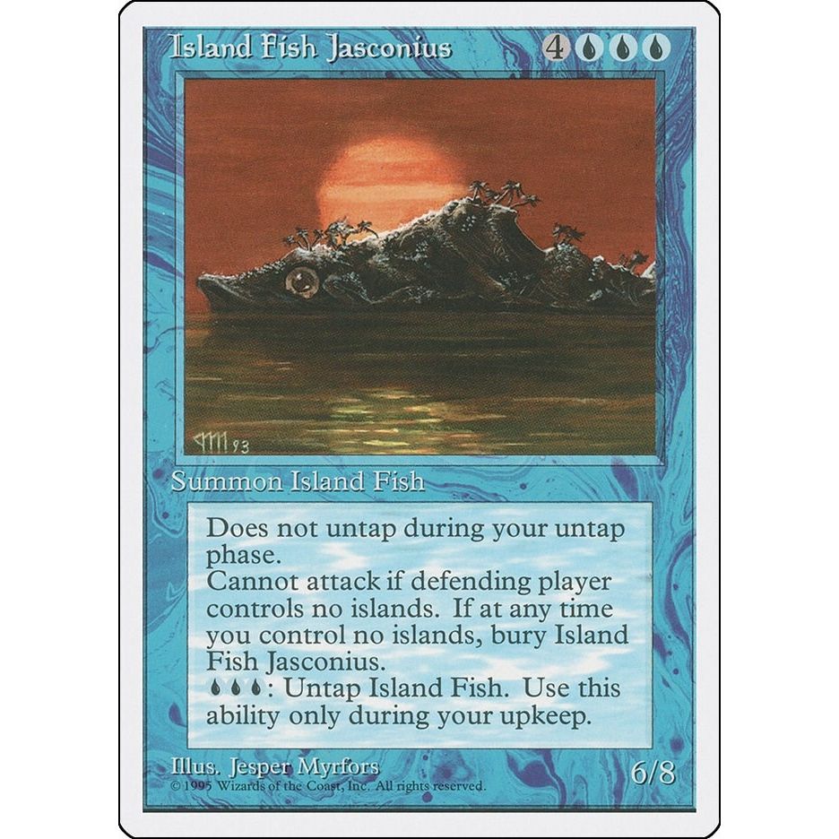Image for Island Fish Jasconius (4ED) - Magic: The Gathering