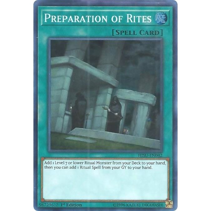 Image for Preparation of Rites (HISU-EN042) (HISU) - YuGiOh