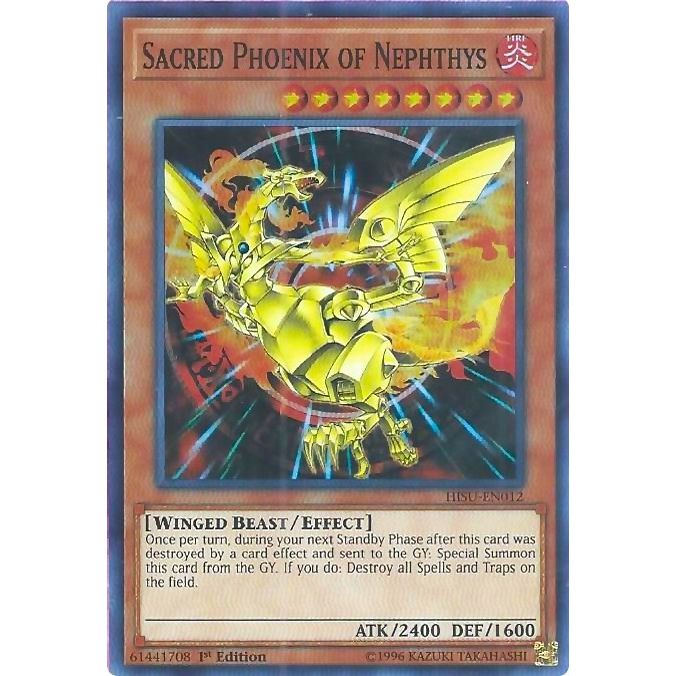 Image for Sacred Phoenix of Nephthys (HISU-EN012) (HISU) - YuGiOh