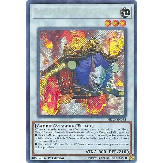 Image for Oboro-Guruma, the Wheeled Mayakashi (HISU-EN032) (HISU) - YuGiOh
