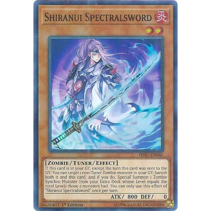 Image for Shiranui Spectralsword (HISU-EN041) (HISU) - YuGiOh