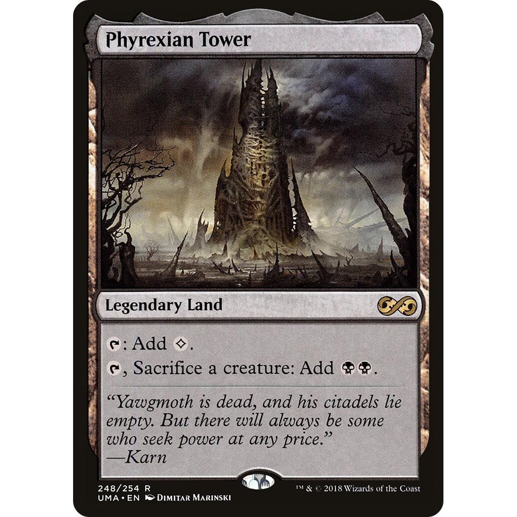 Image for Phyrexian Tower (248) (UMA) - Magic: The Gathering
