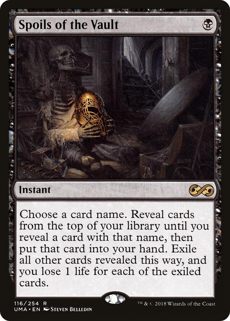 Image for Spoils of the Vault (116) (UMA) - Magic: The Gathering