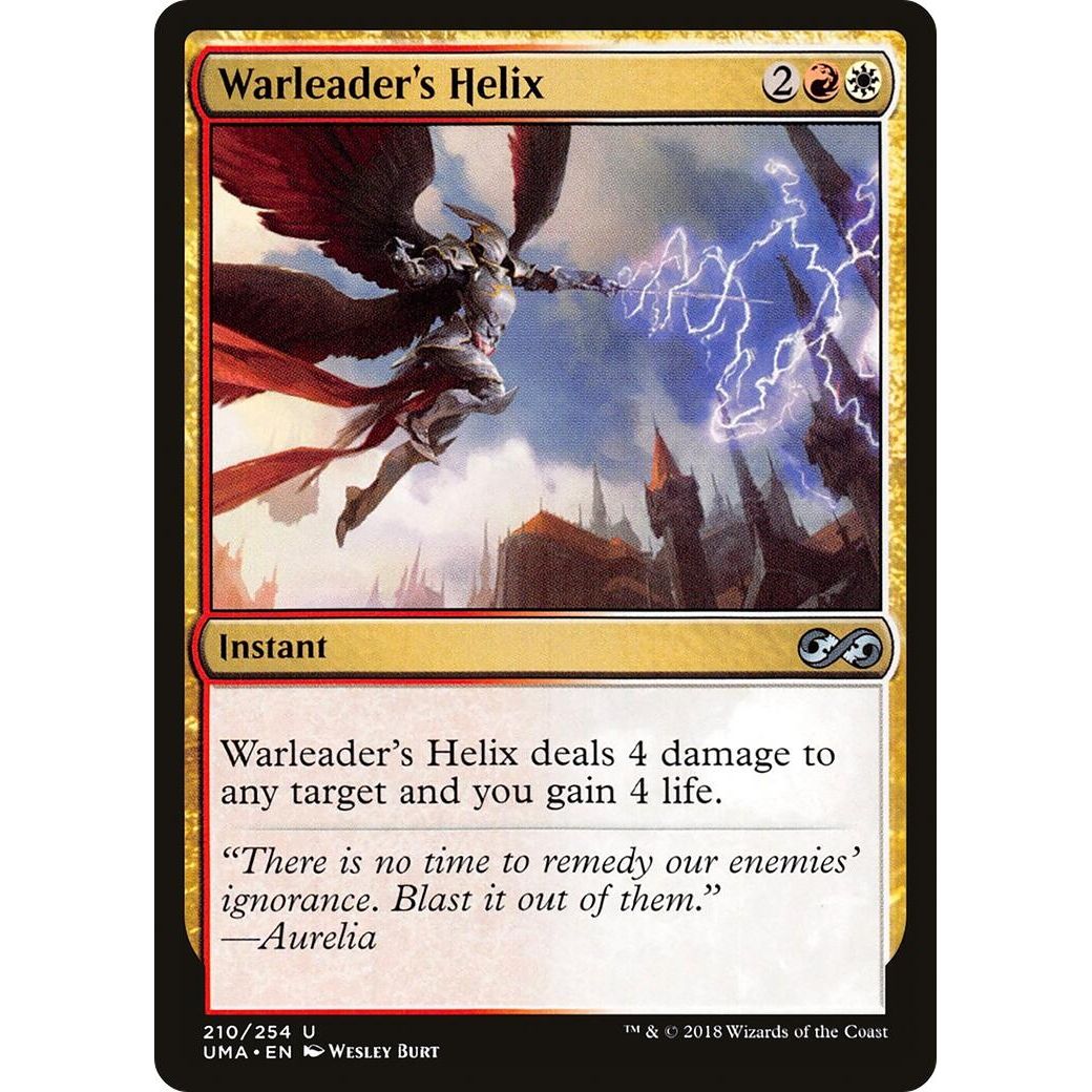 Image for Warleader's Helix (210) (UMA) - Magic: The Gathering