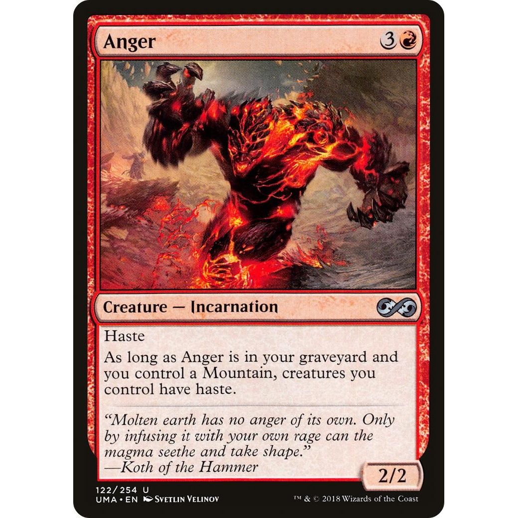 Image for Anger (122) (UMA) - Magic: The Gathering
