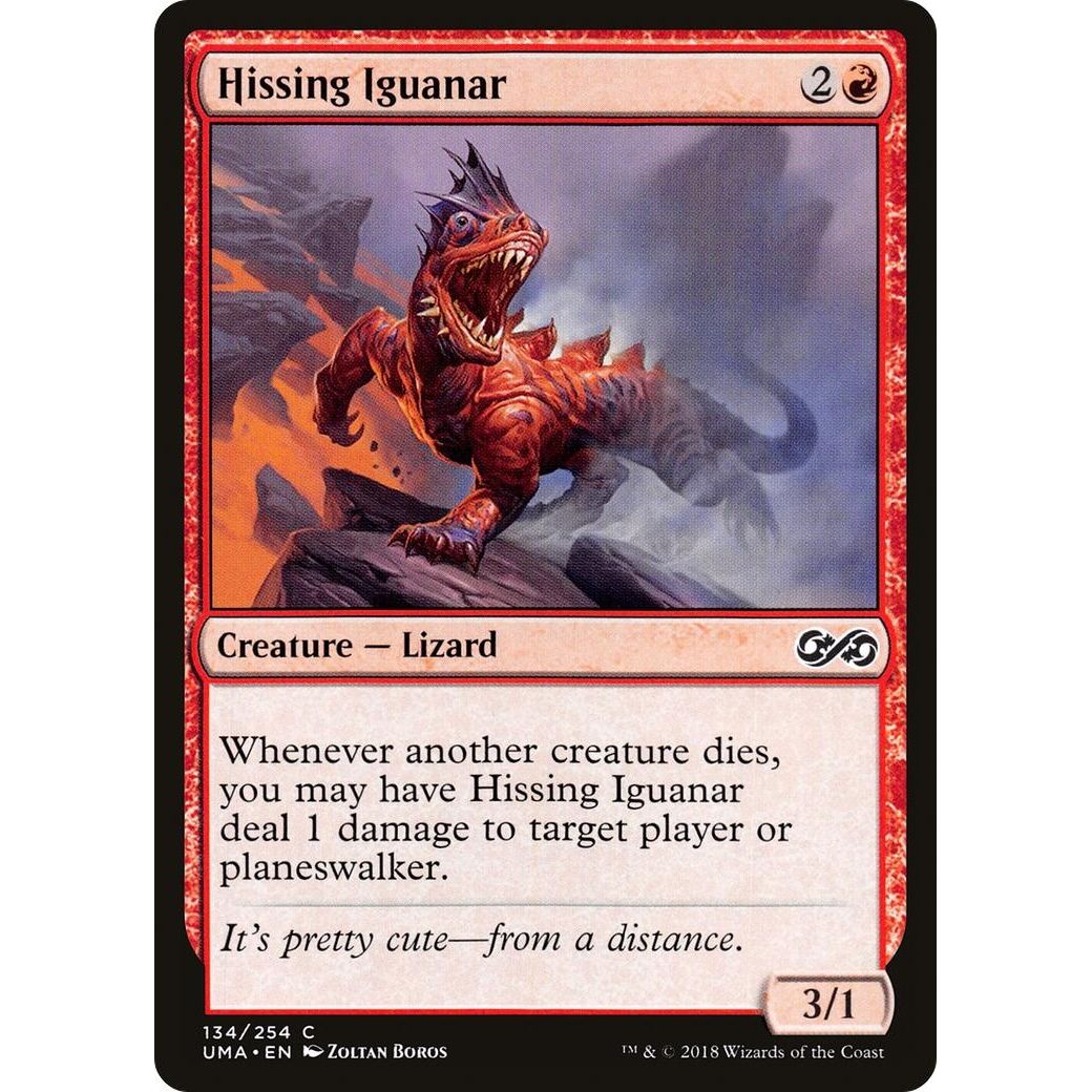Image for Hissing Iguanar (134) (UMA) - Magic: The Gathering