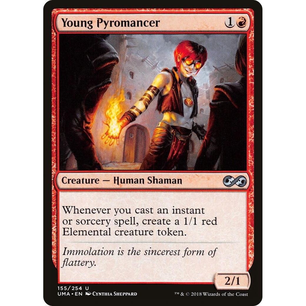 Image for Young Pyromancer (155) (UMA) - Magic: The Gathering