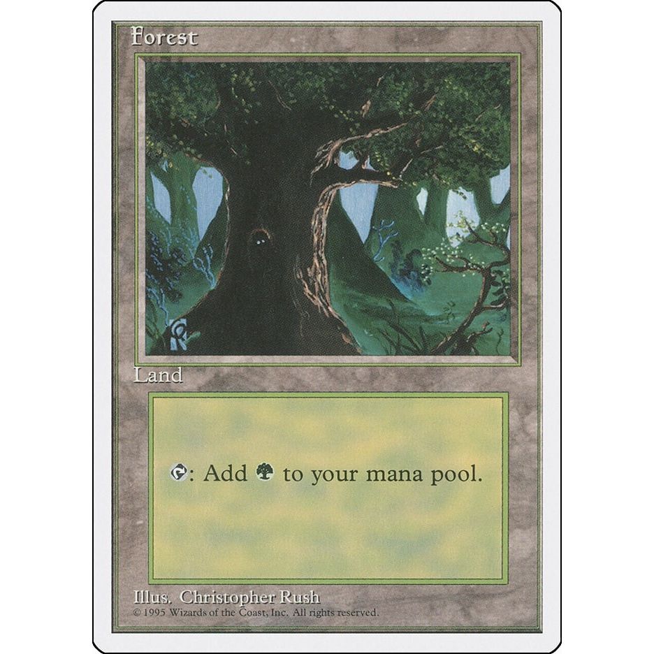 Image for Forest (C) (176) (4ED) - Magic: The Gathering