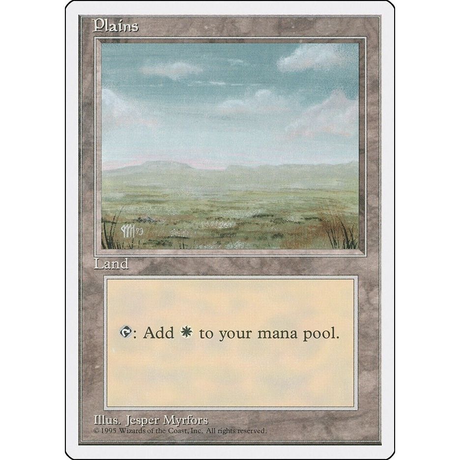Image for Plains (C) (186) (4ED) - Magic: The Gathering