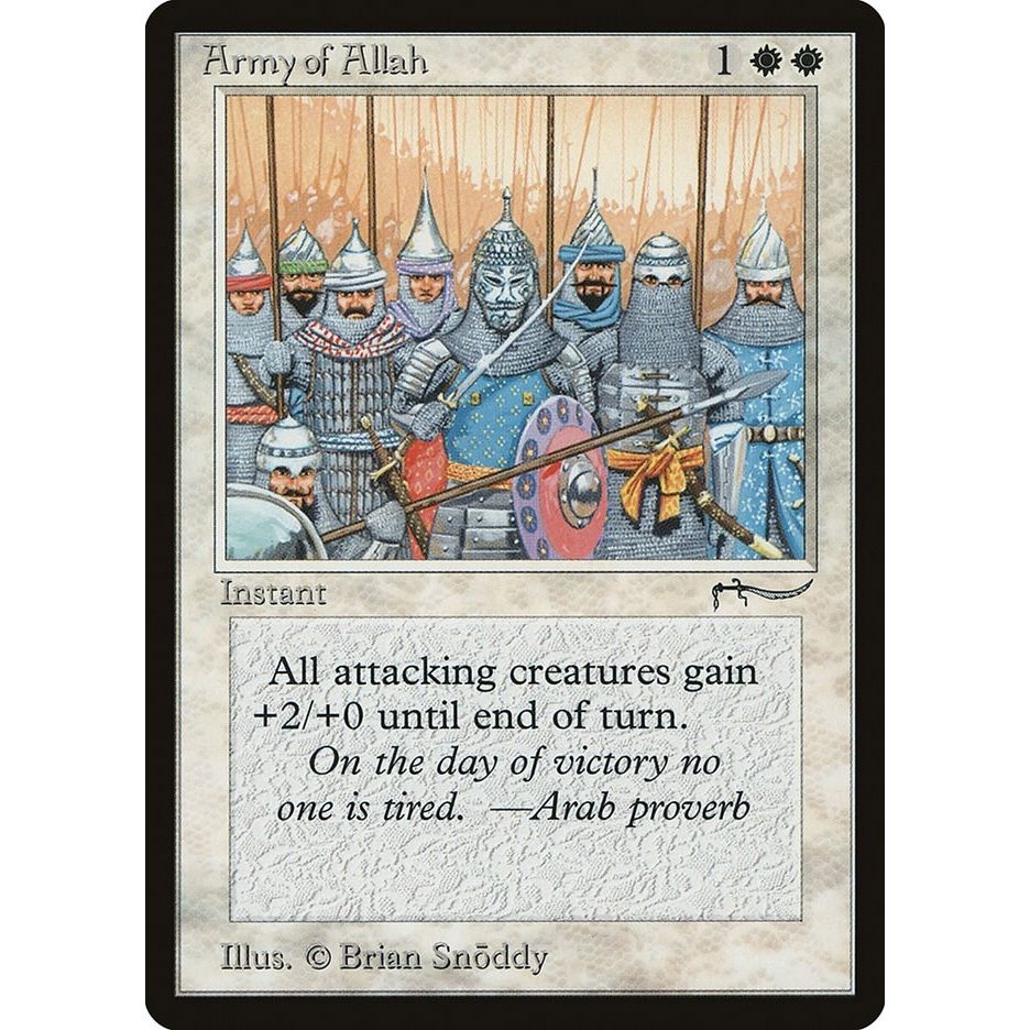 Image for Army of Allah (Light) (ARN) - Magic: The Gathering