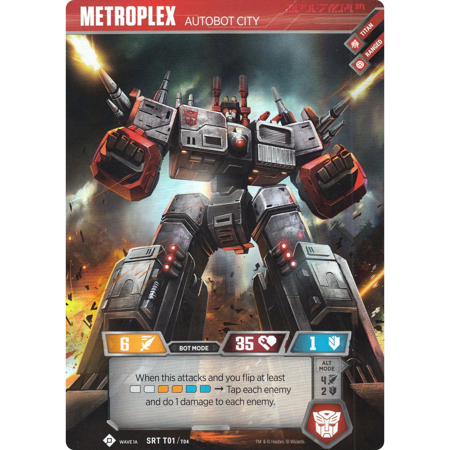 Image for Metroplex - Autobot City (Wave 1A - Metroplex) (T01) (TRW1) - Transformers TCG