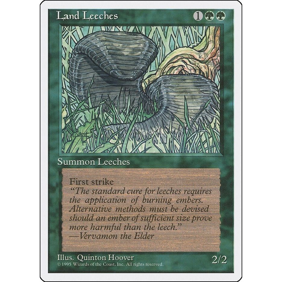 Image for Land Leeches (4ED) - Magic: The Gathering
