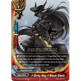 Image for "Dirty Rag" Black Cloth (S-BT01A-CP01/0026EN) (S-BT01A) - Future Card BuddyFight