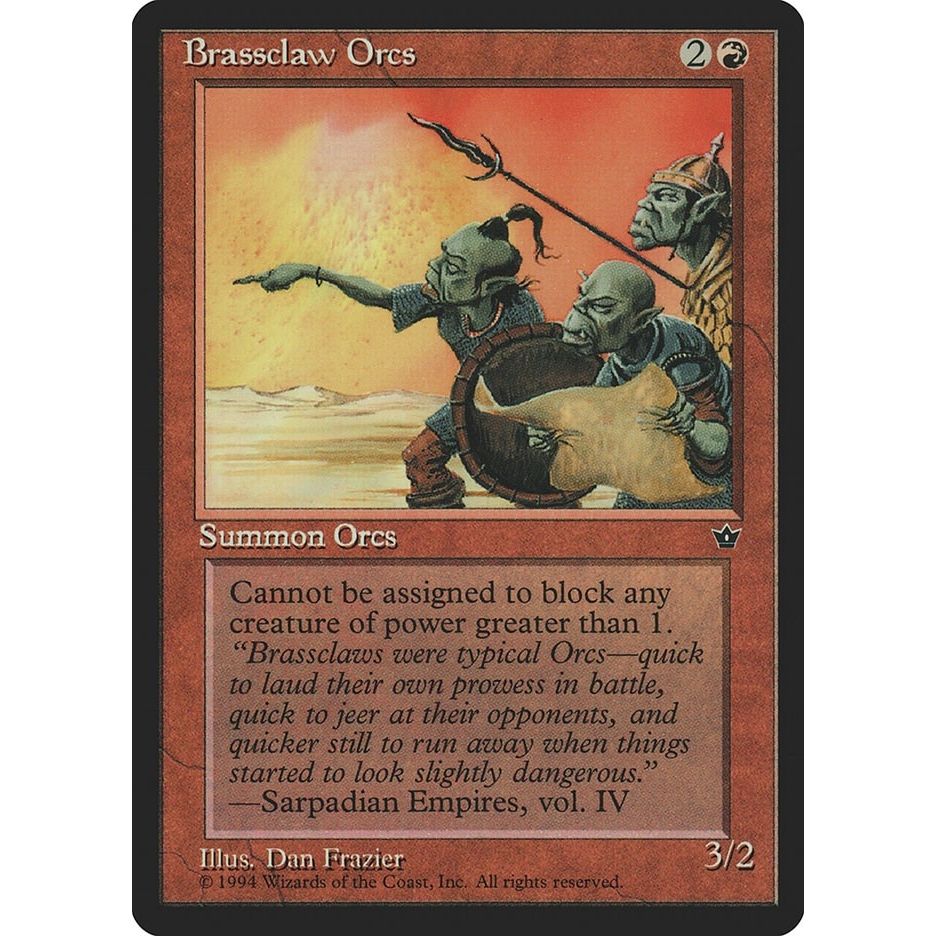 Image for Brassclaw Orcs (Frazier) (FEM) - Magic: The Gathering